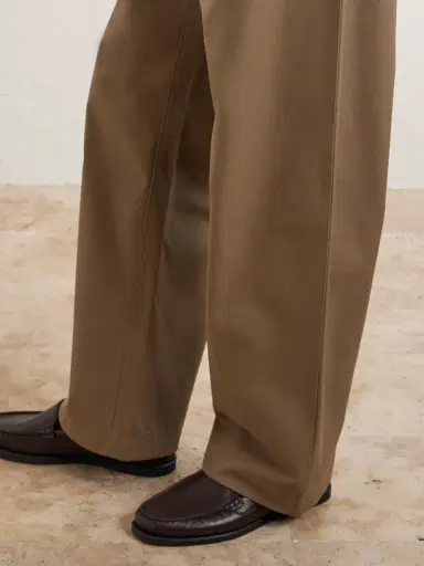 Loro Piana Fuji Cleveland Cotton-Gabardine Wide-Leg Trousers - Men | Thumbnail 5