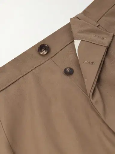 Loro Piana Fuji Cleveland Cotton-Gabardine Wide-Leg Trousers - Men | Thumbnail 6