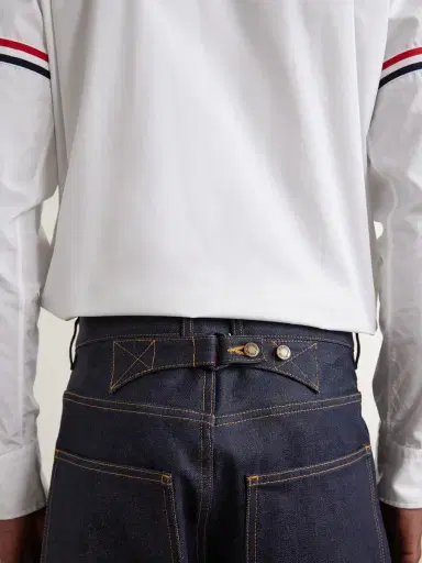 Thom Browne Cropped Straight-Leg Selvedge Jeans - Men | Thumbnail 6 Thom Browne Cropped Straight-Leg Selvedge Jeans - Men | Thumbnail 6