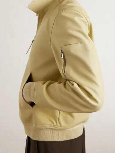 Tom Ford Leather Blouson Jacket - Men | Thumbnail 6