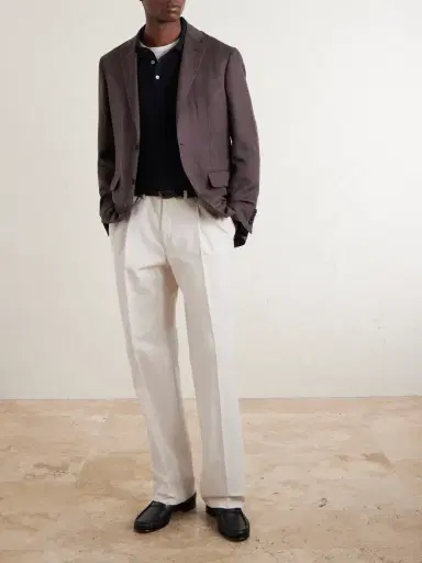 Canali Cotton Polo Shirt - Men | Thumbnail 2 Canali Cotton Polo Shirt - Men | Thumbnail 2
