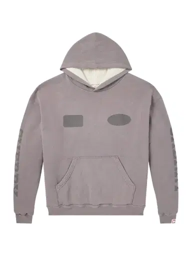 Cherry Los Angeles Sun Faded Thermal Cotton-Fleece Hoodie - Men | Thumbnail 1 Cherry Los Angeles Sun Faded Thermal Cotton-Fleece Hoodie - Men | Thumbnail 1