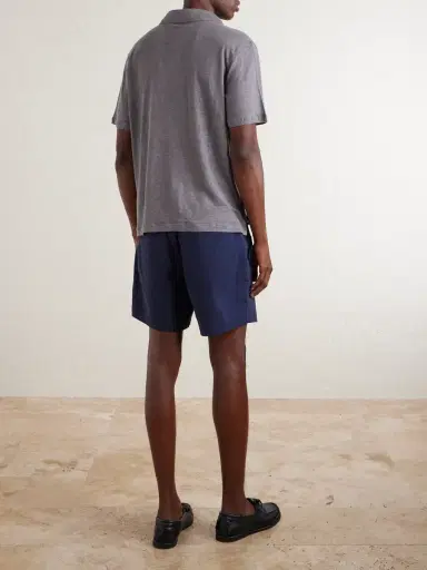 Polo Ralph Lauren Cotton-Blend Seersucker Drawstring Shorts - Men | Thumbnail 4