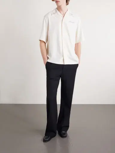 AMIRI Studded Camp-Collar Woven Shirt - Men | Thumbnail 2 AMIRI Studded Camp-Collar Woven Shirt - Men | Thumbnail 2