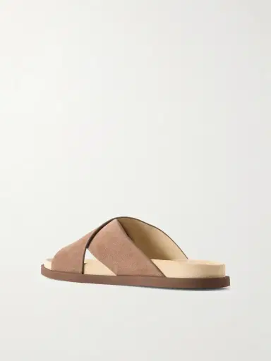 Brunello Cucinelli Suede Slides - Men | Thumbnail 3