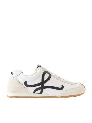 Loewe Ballet Runner 2.0 Logo-Appliquéd Shell, Suede and Leather Sneakers - Men | Thumbnail 1 Loewe Ballet Runner 2.0 Logo-Appliquéd Shell, Suede and Leather Sneakers - Men | Thumbnail 1