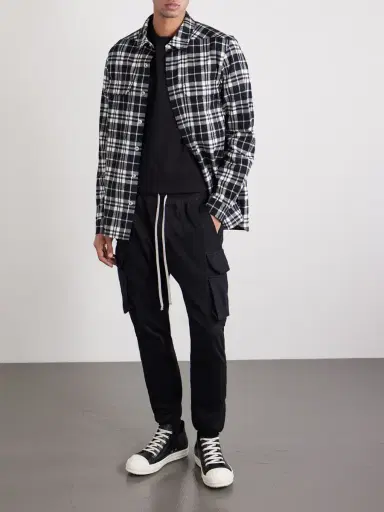 DRKSHDW by Rick Owens Mastodon Tapered Cotton-Blend Jersey Sweatpants - Men | Thumbnail 2 DRKSHDW by Rick Owens Mastodon Tapered Cotton-Blend Jersey Sweatpants - Men | Thumbnail 2