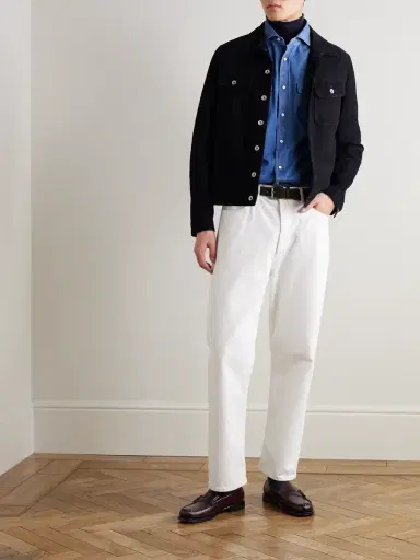 Brunello Cucinelli Denim Shirt - Men | Thumbnail 2