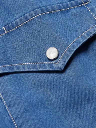 Brunello Cucinelli Denim Shirt - Men | Thumbnail 5