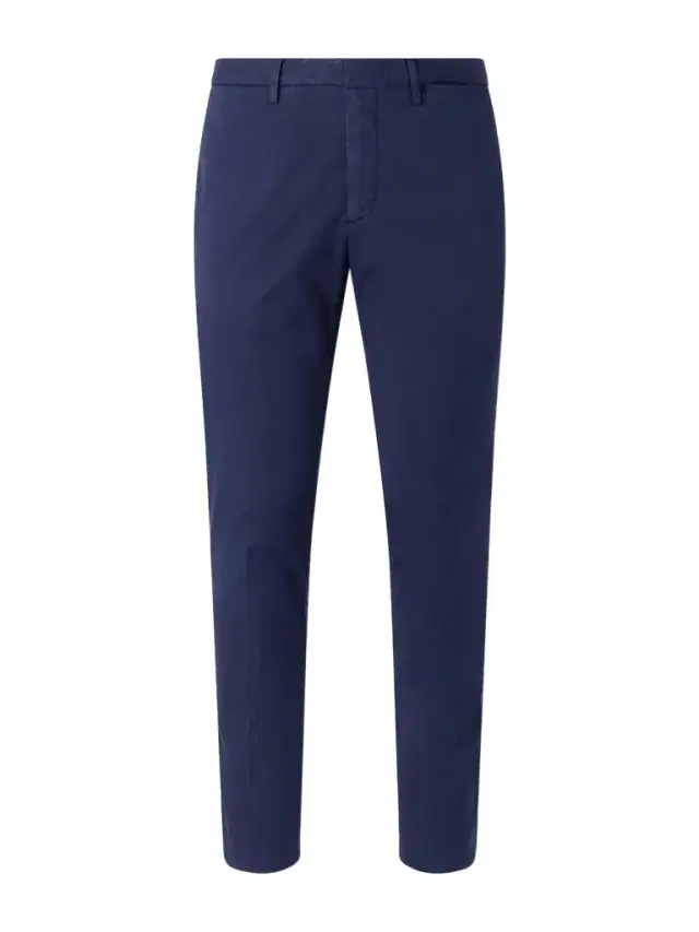 Tapered Cotton-Blend Trousers - Men