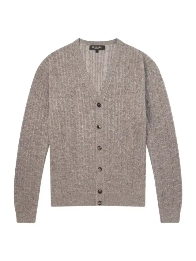 Loro Piana Walnut Cable-Knit Virgin Wool, Cashmere and Silk-Blend Cardigan - Men