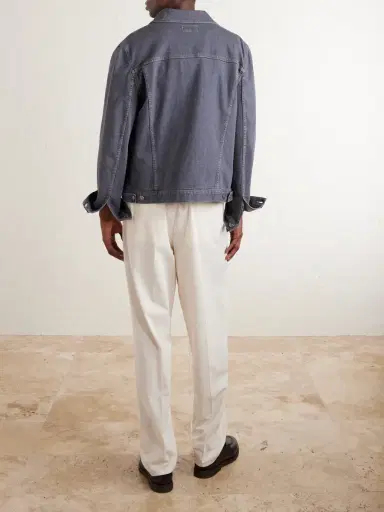 Brunello Cucinelli Straight-Leg Pleated Cotton-Twill Suit Trousers - Men | Thumbnail 4 Brunello Cucinelli Straight-Leg Pleated Cotton-Twill Suit Trousers - Men | Thumbnail 4