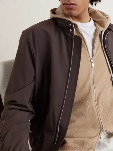 Brunello Cucinelli Cashmere Zip-Up Hoodie - Men | Thumbnail 5 Brunello Cucinelli Cashmere Zip-Up Hoodie - Men | Thumbnail 5