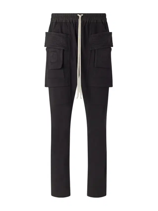 DRKSHDW by Rick Owens Creatch Tapered Cotton-Jersey Drawstring Cargo Trousers - Men