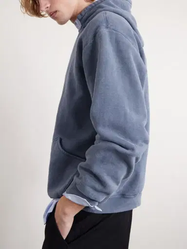 A.PRESSE Vintage Cotton-Jersey Hoodie - Men | Thumbnail 5