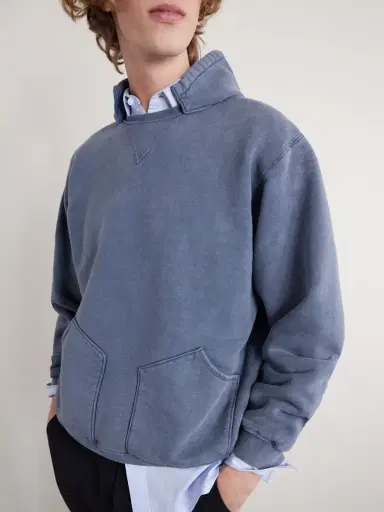 A.PRESSE Vintage Cotton-Jersey Hoodie - Men | Thumbnail 6