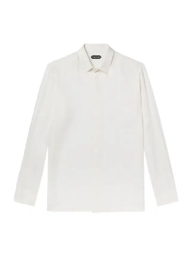 Tom Ford Perforated Silk-Twill Shirt - Men