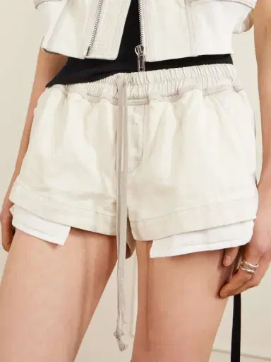 Rick Owens Denim Shorts | Thumbnail 4 Rick Owens Denim Shorts | Thumbnail 4