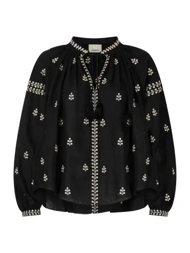Isabel Marant Embroidered Silk Blouse | Thumbnail 1 Isabel Marant Embroidered Silk Blouse | Thumbnail 1