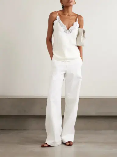 RÓHE Lace-trimmed Silk Camisole | Thumbnail 2 RÓHE Lace-trimmed Silk Camisole | Thumbnail 2