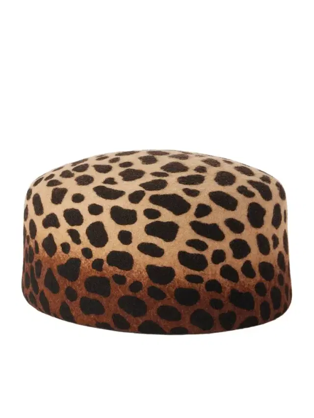 Lauren Leopard-print Wool-felt Pillbox Hat