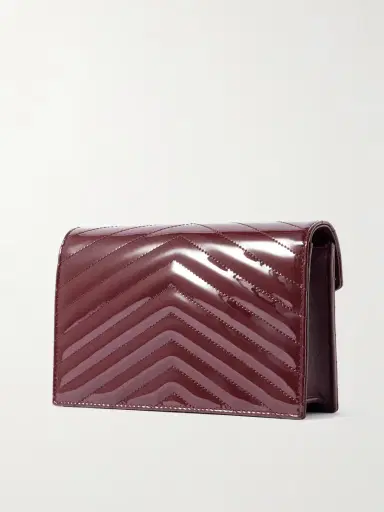 Saint Laurent Cassandre Envelope Matelassé Patent-leather Shoulder Bag | Thumbnail 3 Saint Laurent Cassandre Envelope Matelassé Patent-leather Shoulder Bag | Thumbnail 3