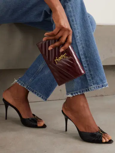 Saint Laurent Cassandre Envelope Matelassé Patent-leather Shoulder Bag | Thumbnail 6 Saint Laurent Cassandre Envelope Matelassé Patent-leather Shoulder Bag | Thumbnail 6