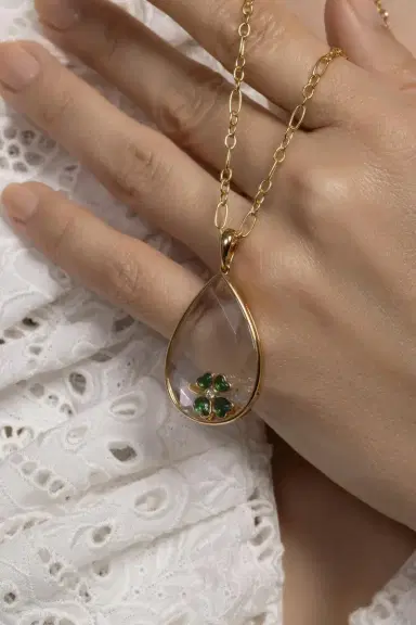 LOQUET Nova Teardrop Locket Necklace | Thumbnail 4 LOQUET Nova Teardrop Locket Necklace | Thumbnail 4