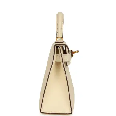 HERMÈS Hermes Kelly Sellier 20 Nata Epsom Gold Hardware | Thumbnail 3