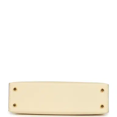 HERMÈS Hermes Kelly Sellier 20 Nata Epsom Gold Hardware | Thumbnail 6