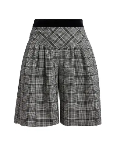 Valentino Garavani Plaid Bermuda Shorts | Thumbnail 1 Valentino Garavani Plaid Bermuda Shorts | Thumbnail 1