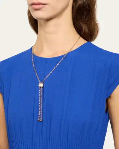Pomellato Iconica 18K Rose Gold Diamond Lariat Necklace | Thumbnail 2 Pomellato Iconica 18K Rose Gold Diamond Lariat Necklace | Thumbnail 2
