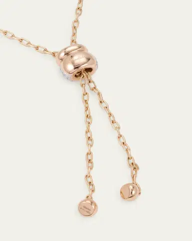 Pomellato Iconica 18K Rose Gold Diamond Lariat Necklace | Thumbnail 4 Pomellato Iconica 18K Rose Gold Diamond Lariat Necklace | Thumbnail 4