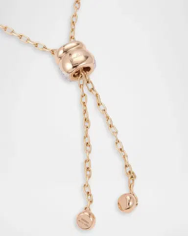 Pomellato Iconica 18K Rose Gold Diamond Lariat Necklace | Thumbnail 7 Pomellato Iconica 18K Rose Gold Diamond Lariat Necklace | Thumbnail 7