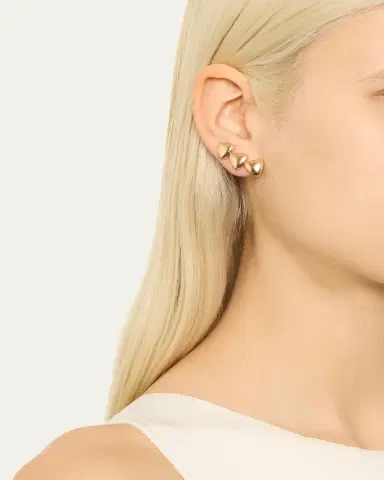 Vhernier Freccia Midi 18K Rose Gold Convertible Crawler Earrings | Thumbnail 2 Vhernier Freccia Midi 18K Rose Gold Convertible Crawler Earrings | Thumbnail 2
