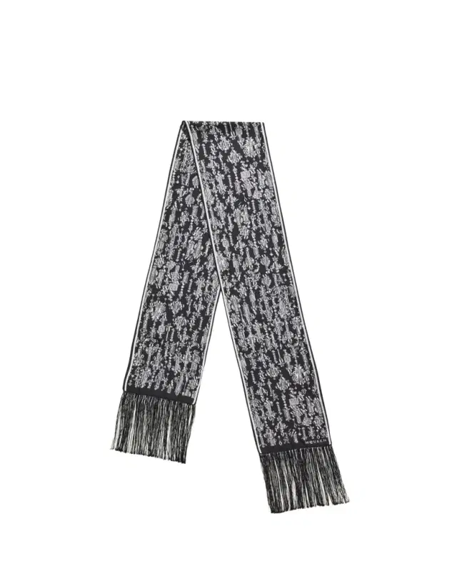 McQueen Crystal Mirror Silk Scarf