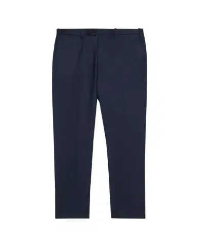 Kiton Men's Wool and Cashmere Flat-Front Pants | Thumbnail 1