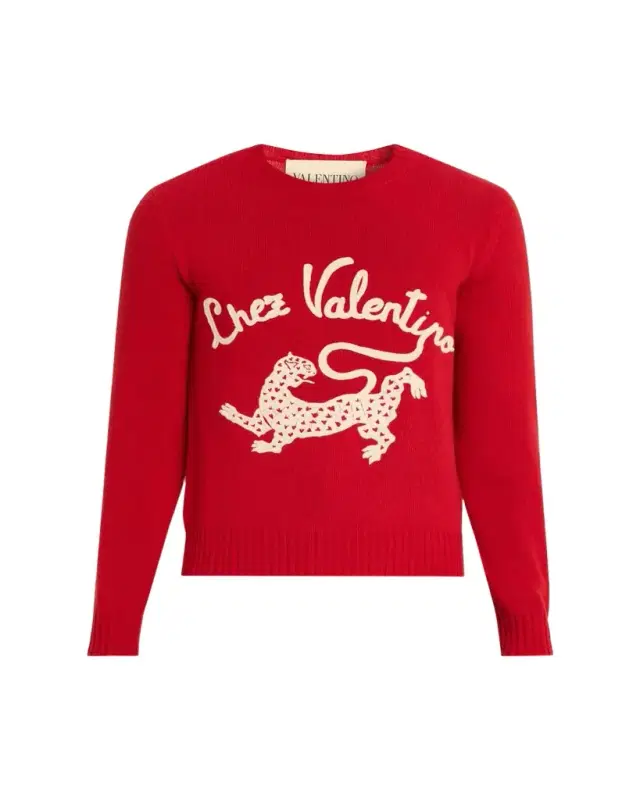 Men's Chez Valentine & Panther Wool weater