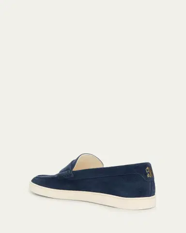 Brunello Cucinelli Men's Suede Loafer Sneakers | Thumbnail 4 Brunello Cucinelli Men's Suede Loafer Sneakers | Thumbnail 4