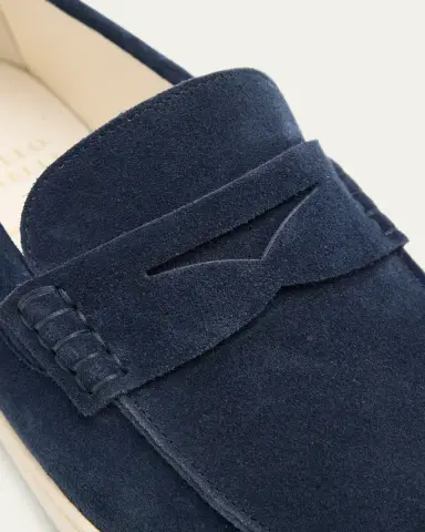 Brunello Cucinelli Men's Suede Loafer Sneakers | Thumbnail 5 Brunello Cucinelli Men's Suede Loafer Sneakers | Thumbnail 5