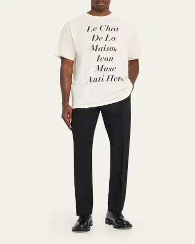 Valentino Garavani Men's Printed Cotton Jersey T-Shirt | Thumbnail 2
