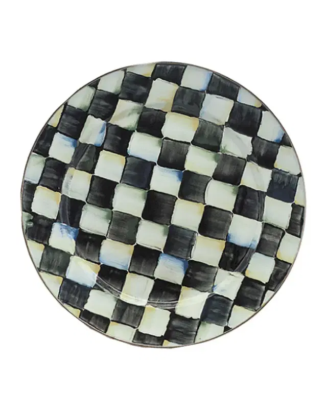 Courtly Check Charger Plate