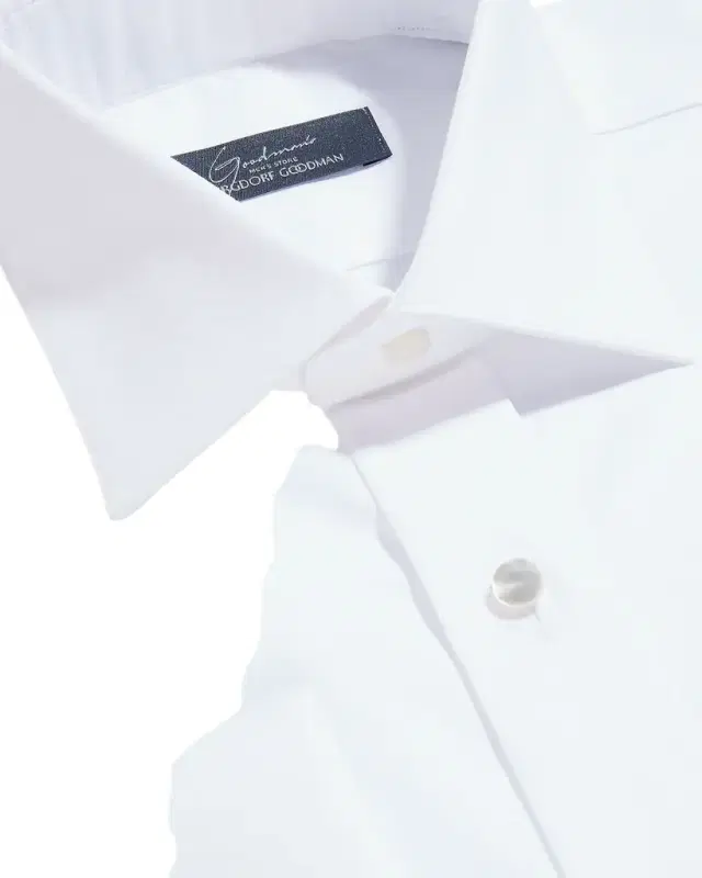 Bergdorf Goodman Men's Stud-Front Micro Box Weave Dress Shirt