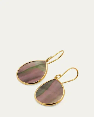 Ippolita Small Stone Teardrop Earrings in 18K Gold | Thumbnail 3