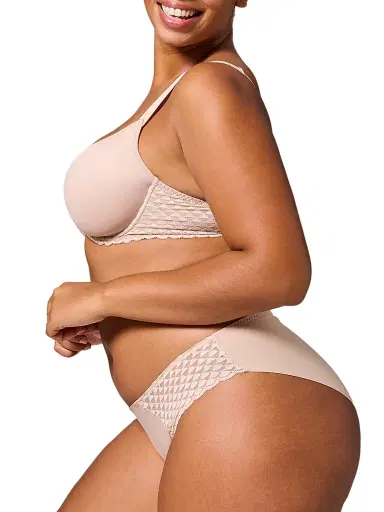 Simone Pérèle Women's Subtile 3D Plunge Contour Bra - Peau Rose - Size 30F | Thumbnail 5