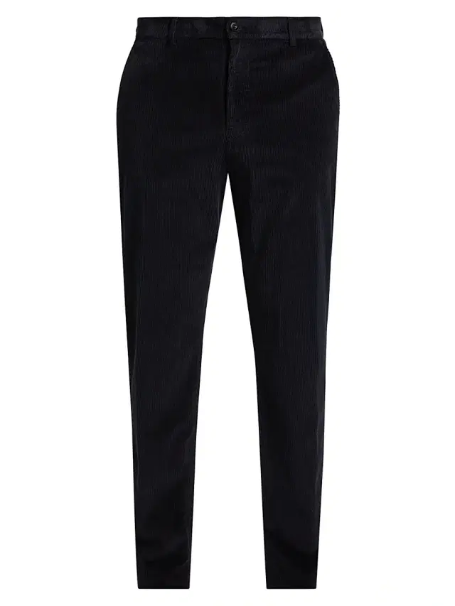 Men's Flat Front Sport Trousers - Dark Blue