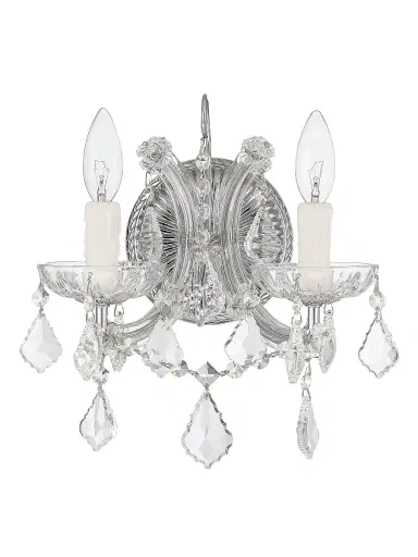 Crystorama Maria Theresa 2-Light Crystal Wall Mount | Thumbnail 2