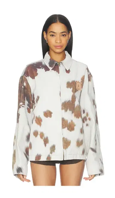We11Done Cowhide Print Work Jacket | Thumbnail 2