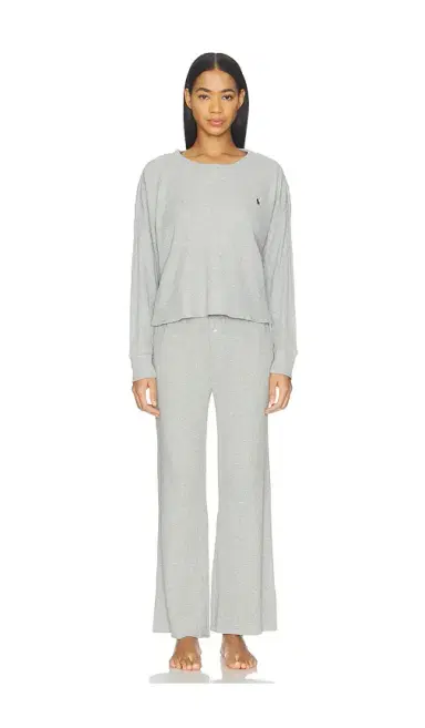Polo Ralph Lauren Intimates Crew Neck Wide Leg Pant Set | Thumbnail 1 Polo Ralph Lauren Intimates Crew Neck Wide Leg Pant Set | Thumbnail 1