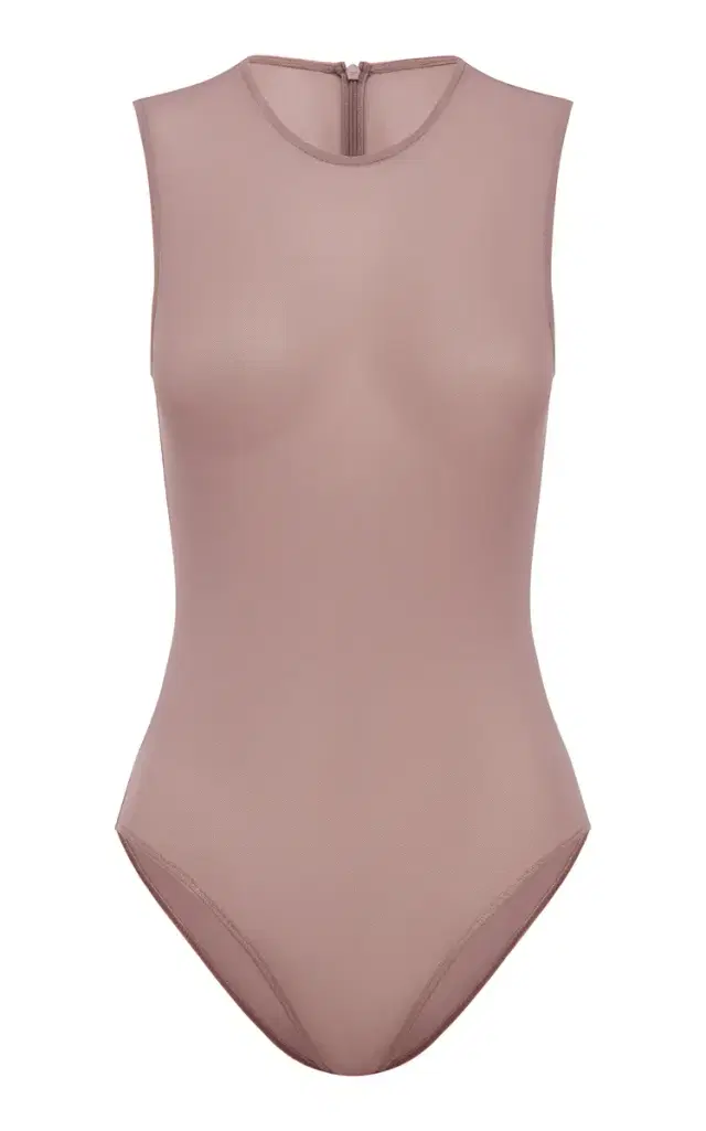 Sleeveless Mesh Bodysuit